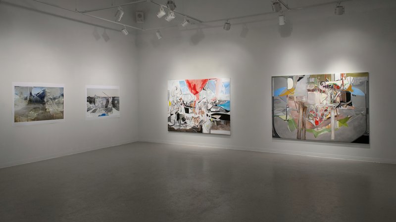 20090223 Alex Fischer Backwater Resolution The Gales Gallery 02 Well watch Twin Peaks +Jeff Wall Dug me a Mountain +My My Montreal +The Seers Man the Boat documentation